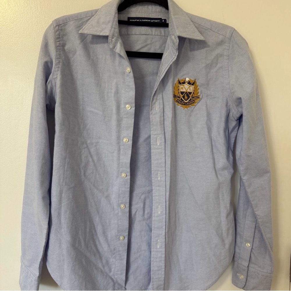 Ralph Lauren Light Blue Casual Button-Down Shirt
